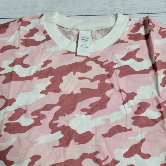 Melrose and Market Long Sleeve Shirt Pink Camo Girls Size Large (10/12) - Picture 2 of 5